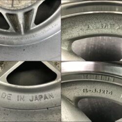 YOKOHAMA ALMEX YSH With Original Caps 14x6j +15 4x114.3 CB70 x4