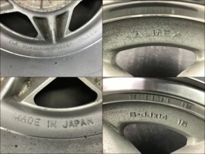 YOKOHAMA ALMEX YSH With Original Caps 14x6j +15 4x114.3 CB70 x4