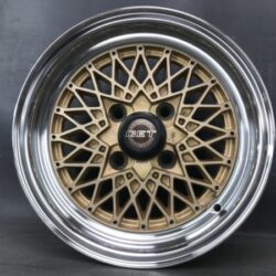 YOKOHAMA GET MESH 2 piece with Original Caps 14x6j +10 4x114.3 CB78 x4