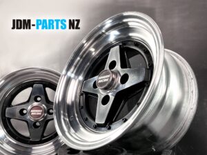 HAYASHI RACING COMMAND 3 piece 14x6.5j +9 14x7j +2 4x114.3 CB65 x4