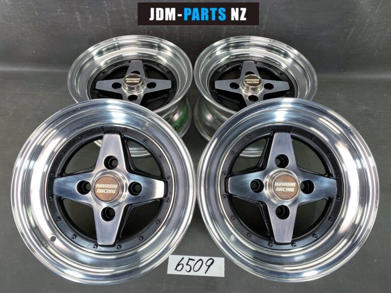 HAYASHI RACING COMMAND 3 piece 14x6.5j +9 14x7j +2 4x114.3 CB65 x4 » JDM-PARTS NZ