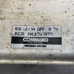 HAYASHI RACING COMMAND 3 piece 14x6.5j +9 14x7j +2 4x114.3 CB65 x4