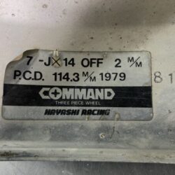 HAYASHI RACING COMMAND 3 piece 14x6.5j +9 14x7j +2 4x114.3 CB65 x4