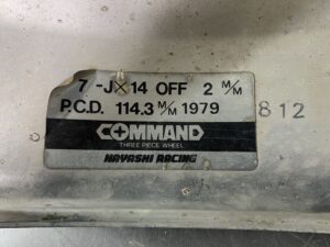 HAYASHI RACING COMMAND 3 piece 14x6.5j +9 14x7j +2 4x114.3 CB65 x4