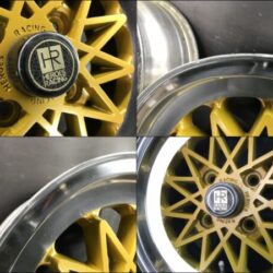 HEROES RACING MESH FR With Original Center Caps 14x6j +17 4x114.3 CB70 x4