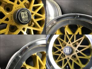 HEROES RACING MESH FR With Original Center Caps 14x6j +17 4x114.3 CB70 x4