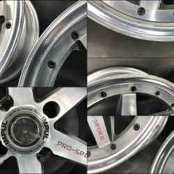 HOSHINO IMPUL PRO-SPOKE 3 piece with Original Caps 14x6.5j +15 4x114.3 CB69 x4