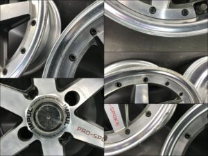 HOSHINO IMPUL PRO-SPOKE 3 piece with Original Caps 14x6.5j +15 4x114.3 CB69 x4