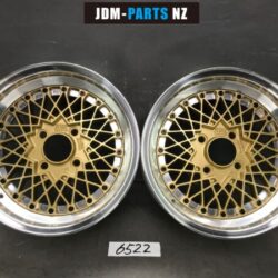 SPEED RACING MARUMI MESH 3 piece 15x6.5j +8 4x114.3 CB70 x2