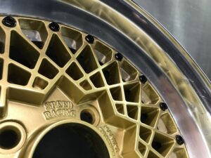 SPEED RACING MARUMI MESH 3 piece 15x6.5j +8 4x114.3 CB70 x2