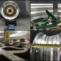 SPEED RACING MARUMI MESH 3 piece 15x6.5j +8 4x114.3 CB70 x2