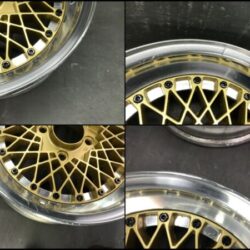 SPEED RACING MARUMI MESH 3 piece 15x6.5j +8 4x114.3 CB70 x2