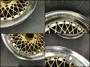 SPEED RACING MARUMI MESH 3 piece 15x6.5j +8 4x114.3 CB70 x2