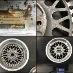 WORK EWING MESH 3 piece 16x7j +24 5x114.3 CB73 x4