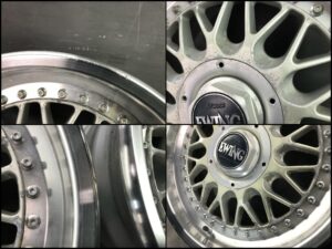 WORK EWING MESH 3 piece 16x7j +24 5x114.3 CB73 x4