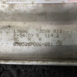 WORK LS 606 606 LS 3 piece 22x9j +54 22x9j +42 5x114.3 CB72 x4