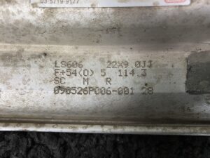 WORK LS 606 606 LS 3 piece 22x9j +54 22x9j +42 5x114.3 CB72 x4