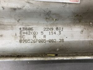 WORK LS 606 606 LS 3 piece 22x9j +54 22x9j +42 5x114.3 CB72 x4