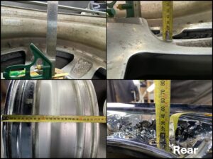 WORK LS 606 606 LS 3 piece 22x9j +54 22x9j +42 5x114.3 CB72 x4