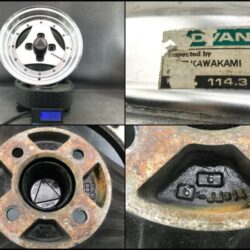 YOKOHAMA ADVAN A3A 3 piece with Original Caps 14x6j +6 4x114.3 CB