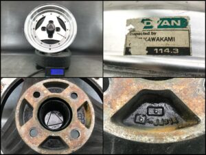 YOKOHAMA ADVAN A3A 3 piece with Original Caps 14x6j +6 4x114.3 CB