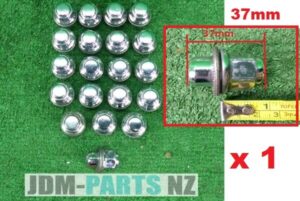 Genuine Toyota Wheel Nut SHORT / TOYOTA SHANK NUT M12 X P1.5 37mm x1