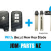  TOYOTA CROWN Genuine SMART KEY Fob 3Button 315Mhz 001YUA 1008 14ACM ( Unlocked ) With Uncut Blade » JDM-PARTS NZ