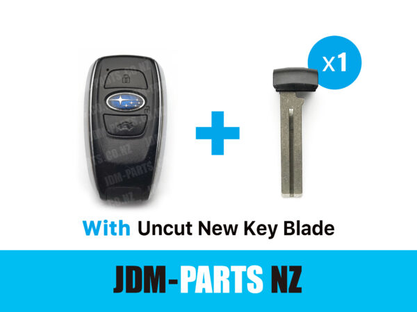 SUBARU Genuine SMART KEY Fob 3 Button Boot 312Mhz DENSO 001-A01470 14AHA-01 ( Unlocked ) With Uncut Blade