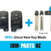  TOYOTA Genuine SMART KEY 3 Buttons Boot 315Mhz 14FAA-01 001YUA1096 ( Unlocked ) With Uncut Blade » JDM-PARTS NZ