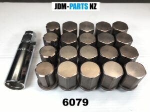 TPI FORGED LIGHTWEIGHT Duralumin WHEEL Lug NUT SET (M12X1.5) x20 with Locknuts