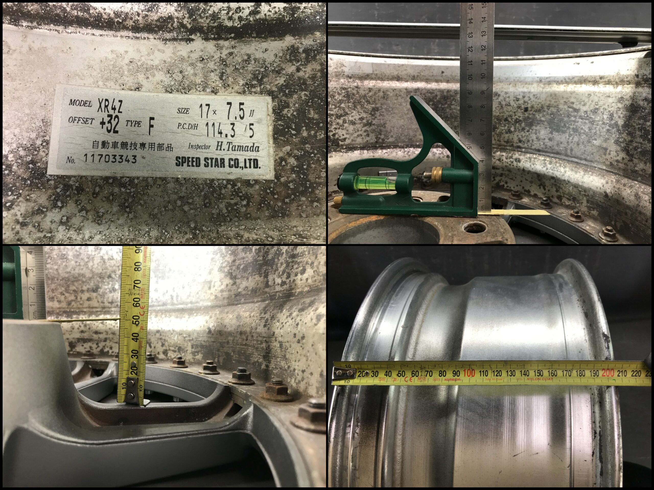 SSR Longchamp XR-4Z 3 piece 17x7.5j+32/ 9j+38 5x114.3 CB:73.5 x4 - Image 13