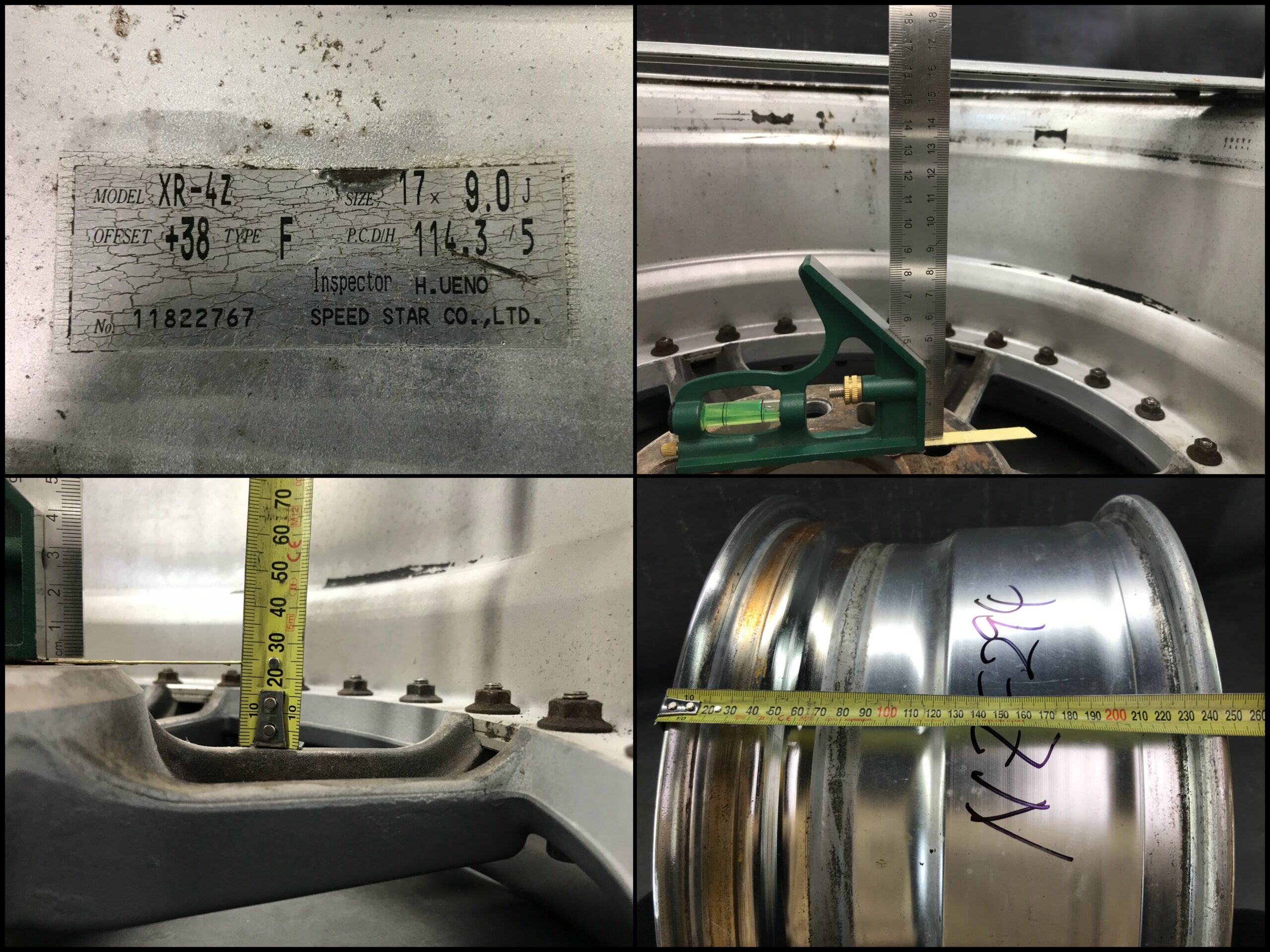 SSR Longchamp XR-4Z 3 piece 17x7.5j+32/ 9j+38 5x114.3 CB:73.5 x4 - Image 14