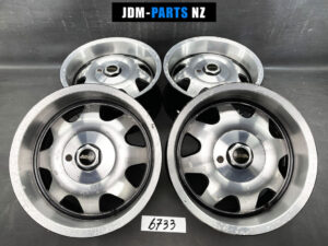 ALULINE C70528-F With Original Center Caps 15x7j +28 4x100 CB:57 x4