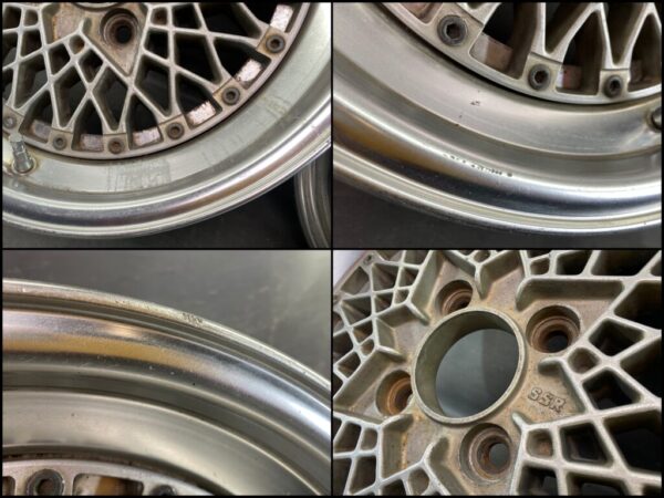 SSR SPEED STAR / STAR FORMULA MESH Step Lip 3 piece 15x6j +5 4x114.3 CB:73 x2 - Image 14