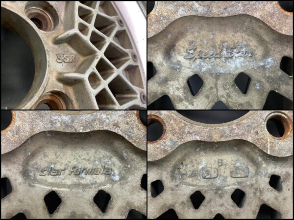 SSR SPEED STAR / STAR FORMULA MESH Step Lip 3 piece 15x6j +5 4x114.3 CB:73 x2 - Image 9