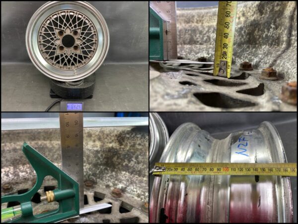 SSR SPEED STAR / STAR FORMULA MESH Step Lip 3 piece 15x6j +5 4x114.3 CB:73 x2 - Image 10