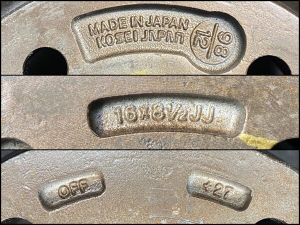 KOSEI JAPAN BUDDY CLUB P1 RACING 16x8.5j +27 5x114.3 CB:72 x2 - Image 8