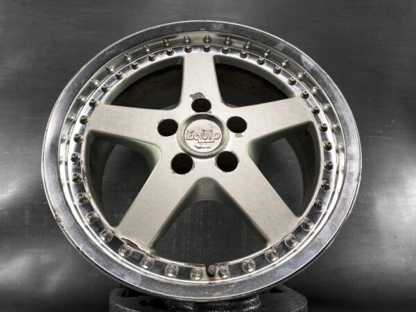 WORK EQUIP 05 With Original Caps 3 piece Non welded 17x7j / 17x8j +47 5x114.3 CB: 73 x4 - Image 2