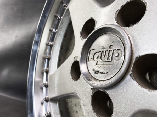 WORK EQUIP 05 With Original Caps 3 piece Non welded 17x7j / 17x8j +47 5x114.3 CB: 73 x4 - Image 3