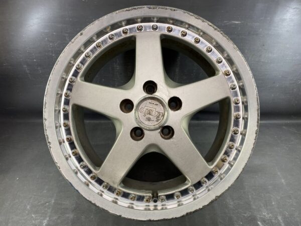 WORK EQUIP 05 With Original Caps 3 piece Non welded 17x7j / 17x8j +47 5x114.3 CB: 73 x4 - Image 8