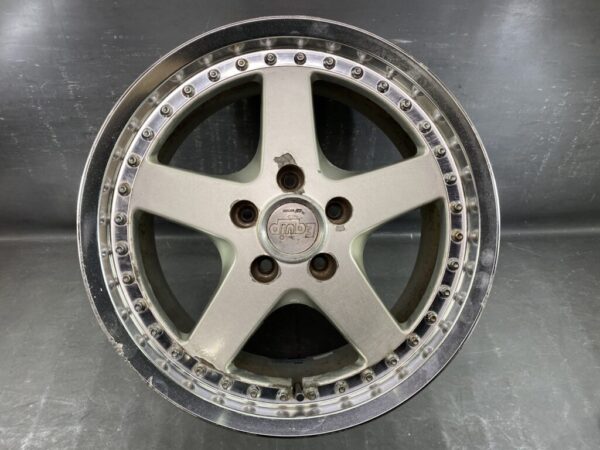 WORK EQUIP 05 With Original Caps 3 piece Non welded 17x7j / 17x8j +47 5x114.3 CB: 73 x4 - Image 9