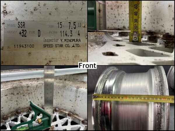 SSR FORMULA Reverse MESH Type D 3 piece 15x7.5j +32 / 15x8j +26 4x114.3 CB:74 x4 - Image 12