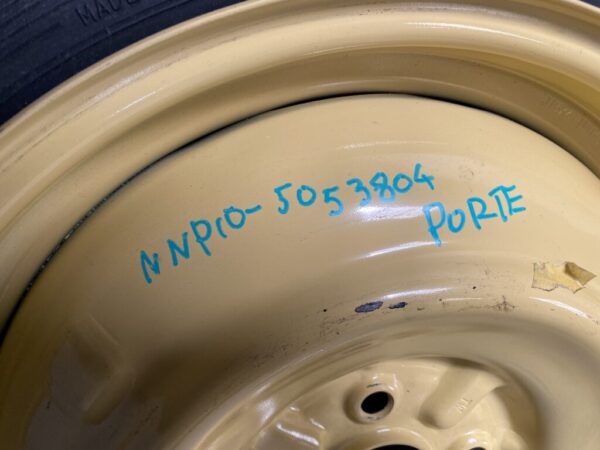 Spare tyre for TOYOTA PORTE NNP10 temper tyre Space saver With Screw - Image 2