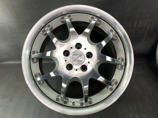 VIZIO JAPAN MESH 3 piece Non welded 18x8.5j +30 5x114.3 CB:73 x4 square - Image 6