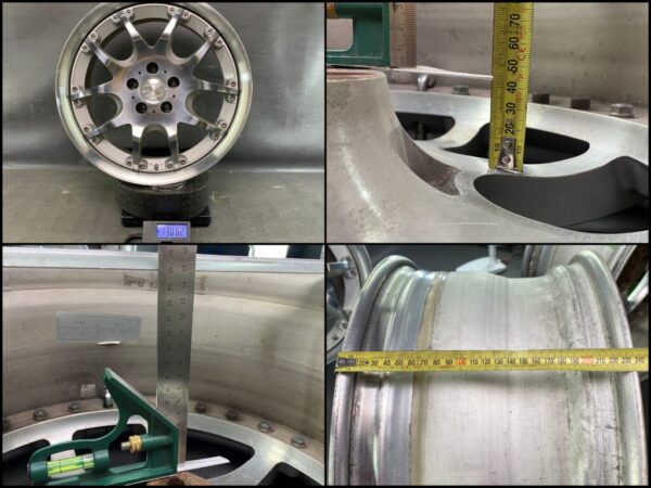 VIZIO JAPAN MESH 3 piece Non welded 18x8.5j +30 5x114.3 CB:73 x4 square - Image 11