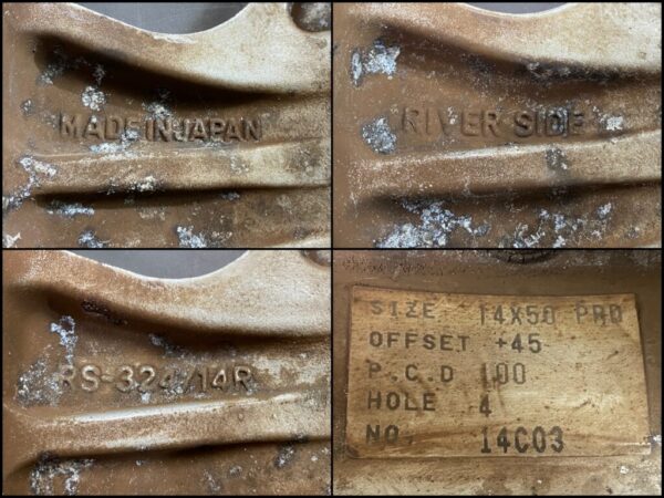 RIVERSIDE PRECIOUS DISH 3 piece 14x5j +45 4x100 CB:67 x4 - Image 11