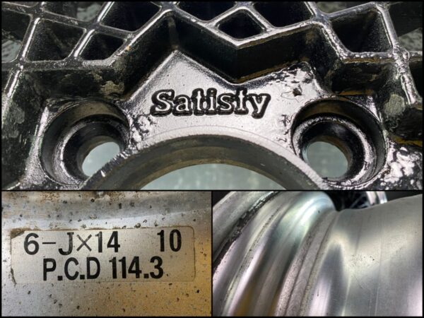SATISTY MESH 3 piece 14x6j +10 4x114.3 CB:72 x4 - Image 10