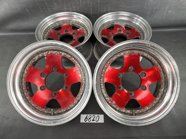 GINO TWO 3 piece Non welded 15x8j -12 6x139.7 CB » JDM-PARTS.co.nz