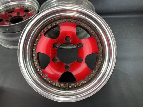 GINO TWO 5 Spoke 3 piece Non welded 15x8j -12 6x139.7 CB:108 x4 - Image 5