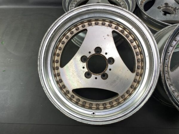 SUPERSTAR LODIO DRIVE Tri-spoke 3 piece Non welded 16x8j +5 5x114.3 CB:81 x4 - Image 6